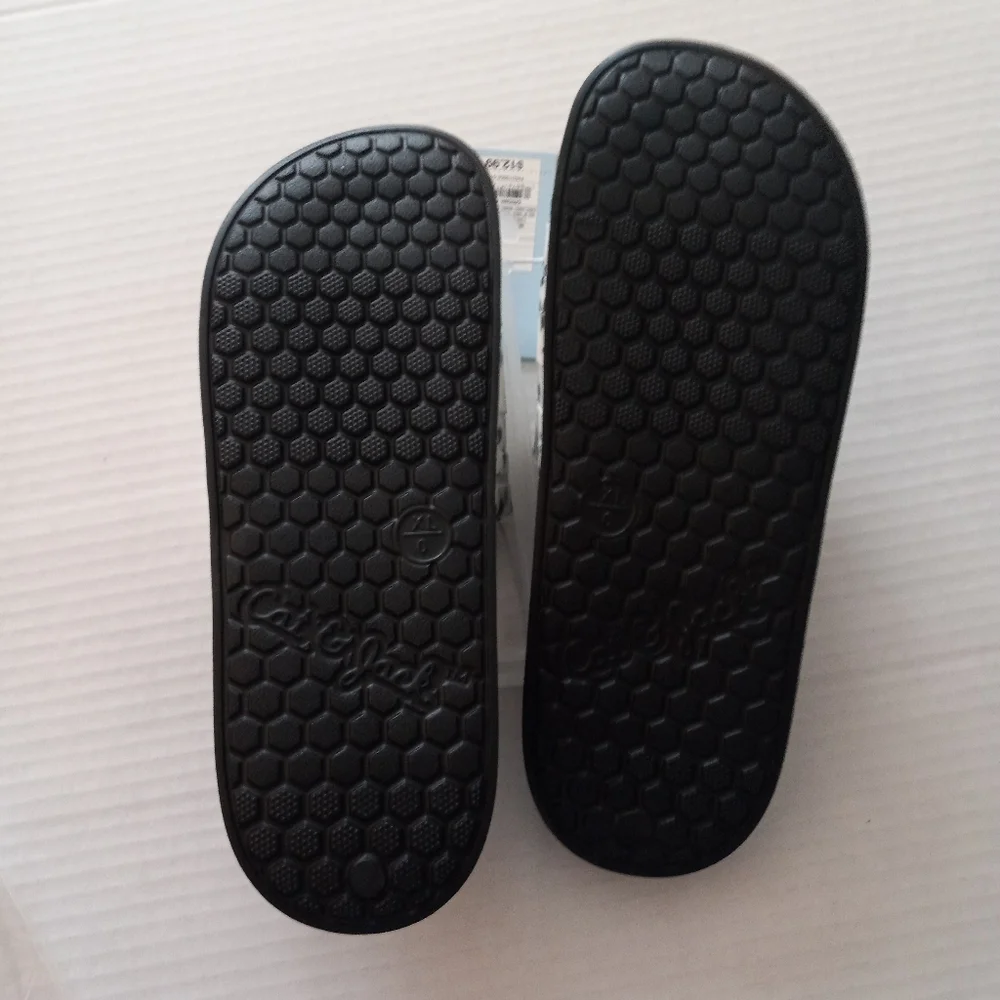 Cat & Jack girls size 6 XL summer slides New